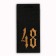 Textile strip "48", 4.6 x 1 cm