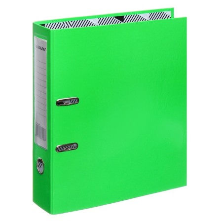 PAPKA-registrar A4 75mm Calligrata laminated, malachite greens-1
