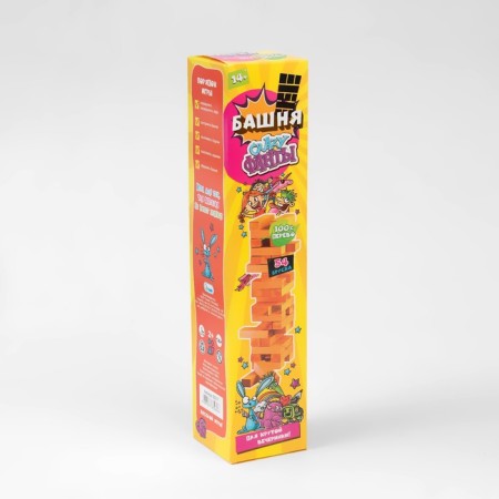 Tower "Crazy Fanta", 54 bars, 32.8 x 7.2 cm 14+-3