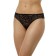 Women's panties Lengy, size 42, black color with silver peon
