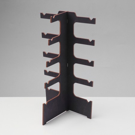 Eco -point stand “Eco” 5 seats, 14.5 × 12 × 28cm, plywood, dark color-4
