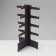 Eco -point stand “Eco” 5 seats, 14.5 × 12 × 28cm, plywood, dark color