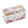 Capcake box, confectionery packaging, 2 cells “The most wonderful”, 16 x 8 x 7.5 cm