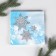 Paper napkins "Snowflakes", 33x33 cm, set 12 pcs.