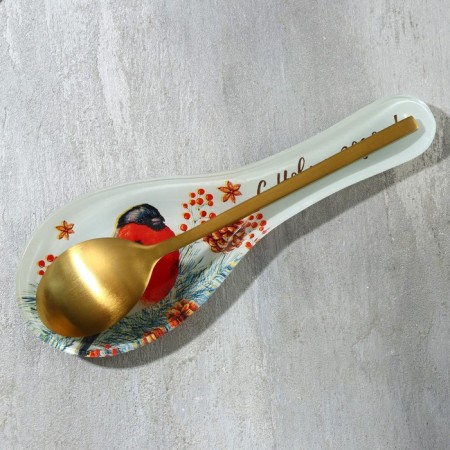Gift set New Year's "New Year": a spoon stand, scapula-5