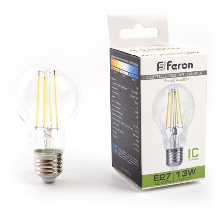 LED LED Feron, E27, 13 W, 175-265 V, white light