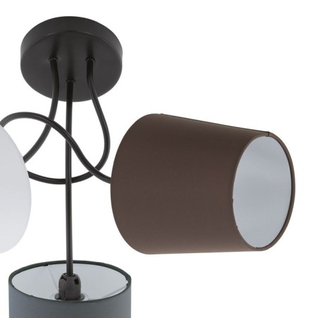 Almeida 3x40W E14 chandelier, black-4