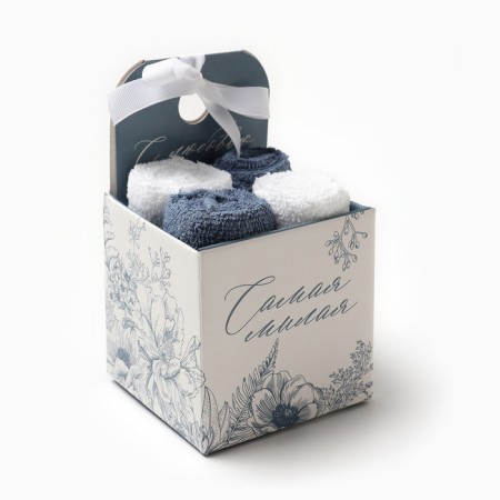Set of terry napkins Ethel Light Blue 30x30 cm - 4 pcs, 100% cotton, 340 g/m2-7