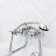 Bath mixer "RMS" SL118-140, two-wound, shower set, zinc, chrome