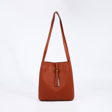 Bag Women's Tout on the valve, brown color