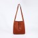 Bag Women's Tout on the valve, brown color