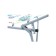 Baby "Baby" cot with adjustable headrest, 145x65x23cm