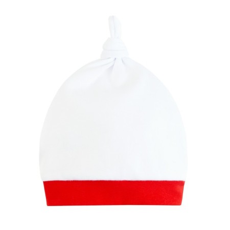 Hat with node children's bossa nova "Favorite Santa Claus", height 56 ​​cm, white color-1