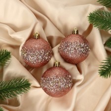 Set of balls plastic D-6 cm, 3 pcs 