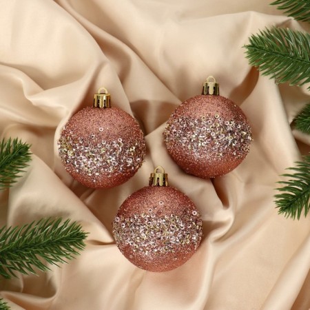 Set of balls plastic D-6 cm, 3 pcs "Jane Sprinking"