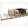 Plastic breaking separator 120 mm high with a front limiter 120 mm, l = 285-485 mm