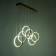 Lamp with DDD "Lorein" LED 60W 3000-6000k gold 55.5x25x25-125 cm
