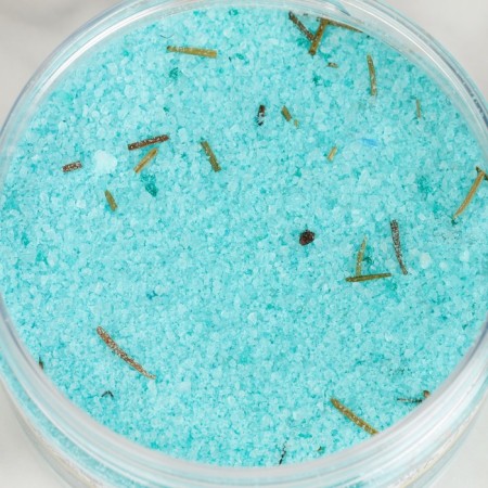 Salt body scrub "Fir" with Altai herbs, restoring 250 ml-1