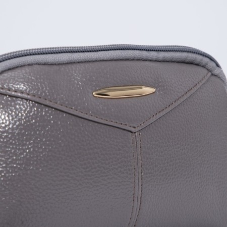 Cross-Bodi Bag on a zipper, brown color-3