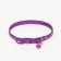 The two -layer collar with the Fastx "Bunny", 30 x 1 cm, purple