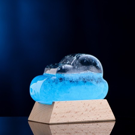 Barometer - Stormglass "Cloud" 11x7x4cm, mix