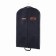Hausmann volumetric clothing cover, with oval PVC window and handles, 60x100x10 cm, black