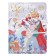 Gift notebook, A6+, 132 sheets, color block, with a curly refrain on a magnet, PVC cover, "anime", mix