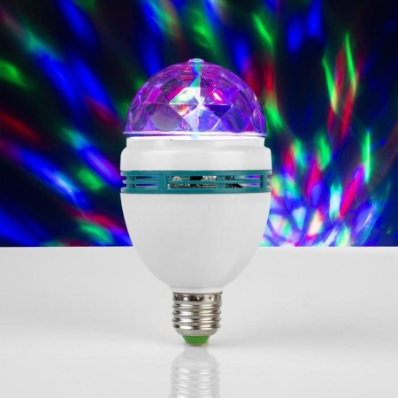 Light device "Crystal ball" 8 cm, E27, glow RGB