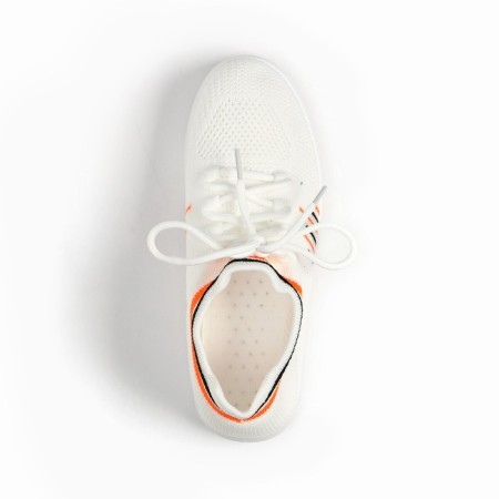 Baby sneakers, white color/strips on top, size 34-3