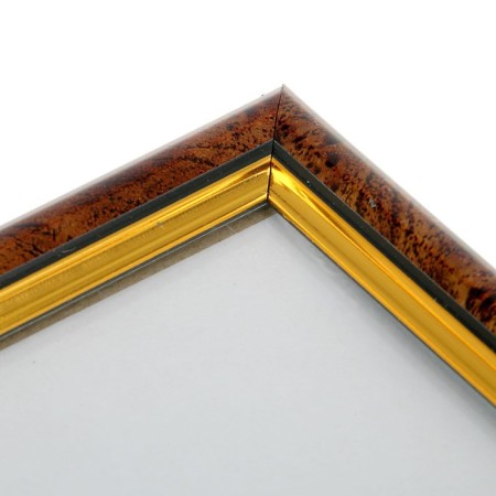 Photo frame plastic 21x30 cm dark nut (582)-1
