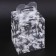 New Year. Box gift New Year folding PVC "New Year's branches" 12 x 12 x 15 cm.