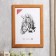 Photo frame wood 21x30 (2503)
