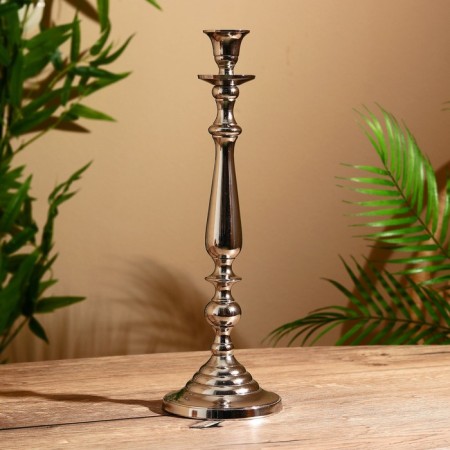 Aluminum "salute" for 1 candle 11x11x34 cm-1