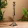 Aluminum "salute" for 1 candle 11x11x34 cm