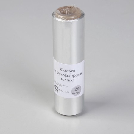 Hairdresser foil, density 16 mk, 25 m-1