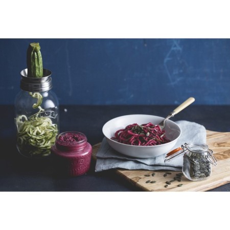 Bank with spiralizer Kilner, glass, 1 liter-16