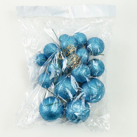 Set for decoration "beads", set 20 pcs, blue color-4