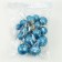 Set for decoration "beads", set 20 pcs, blue color