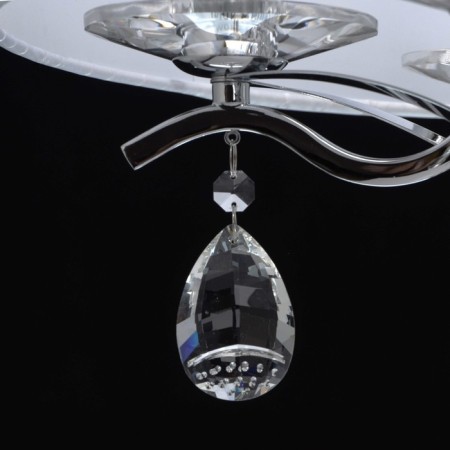 Lamp "Nora" 5x40W E14 chrome 45x45x99cm-4