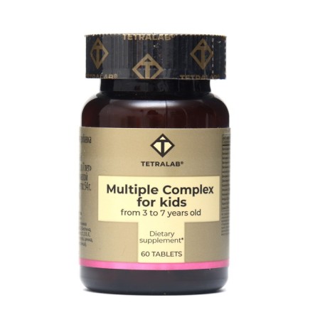 Multivate complex for children from 3 to 7 years old Tetralab, 60 chewing tablets