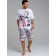 Pajama for men PlayTode: T -shirt and shorts, XXL size