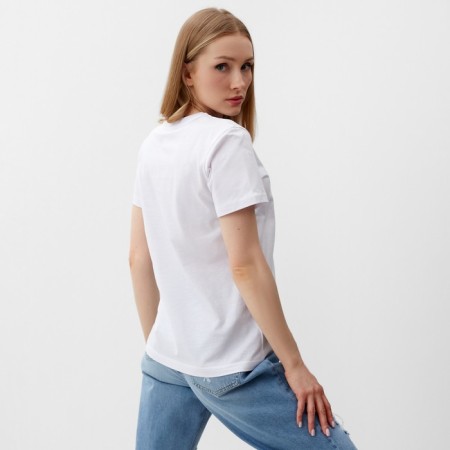 T -shirt female, white color, size 46-2