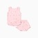 Kit (T-shirt and shorts) children's minku, pink color, height 74-80 cm