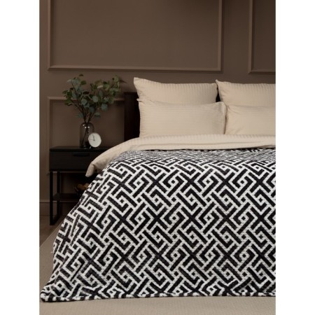 Texrepublic blanket, size 200x220 cm, gray color