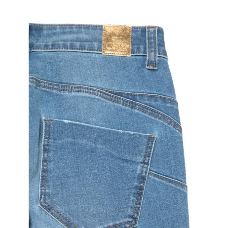 Women's jeans modeling Conte Elegant Skinny, Size S, color Washed Mid Blue-6