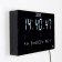 Electronic wall clock, with an alarm clock, 15 x 36 cm