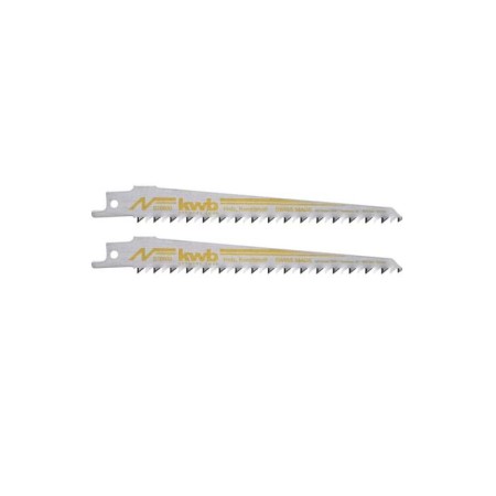 A canvas for a saber saw on a tree KWB HCS S644D, 153/130 mm, a step of teeth 4 mm, 2 pcs.