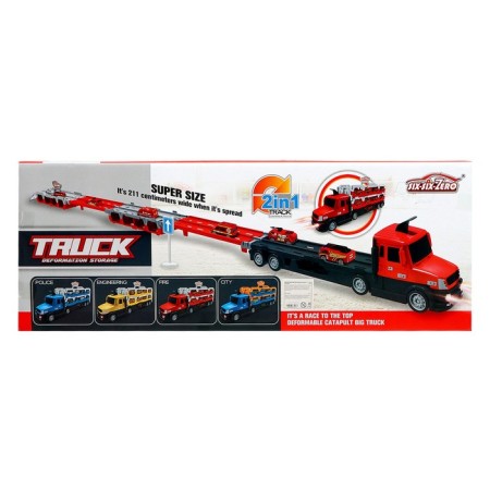 Parking 2 in 1, transforms into a vehicle, light and sound effects, red color-16