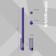 Gel pen Erichkrause G-Soft Stick Caribbean Sunset Node 0.38 mm, black ink, continuous line 500 m