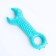 Massage toy for dogs "Key" 14 cm, TPR, mix of flowers
